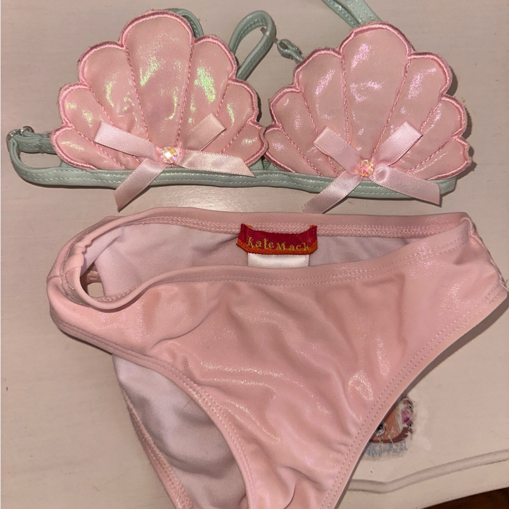 Kate Mack kids shell bikini
